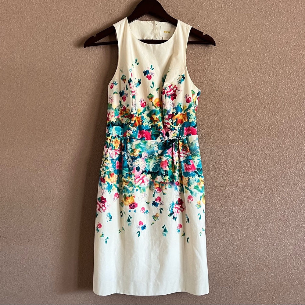Anthropologie Maeve Tea Garden Mini Dress Size 2